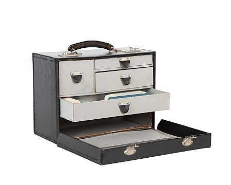 Doctors Bag With Drawer Compartments Dressed